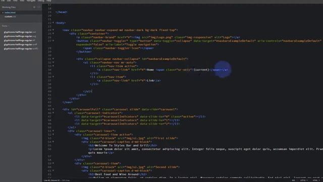 Bootstrap 4 - Logo and Navbar Customization with Bootstrap 4 and Brackets text Editor ? смотреть онлайн
