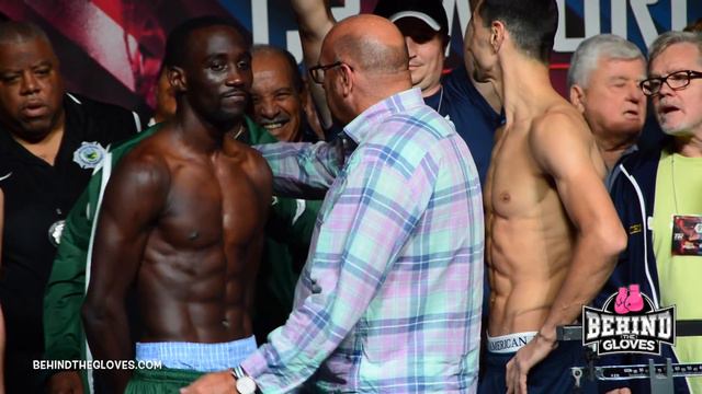 WHO WINS?! CHAMPIONS TERENCE CRAWFORD & VIKTOR POSTOL WEIGH-IN!! POSTOL ALL SMILES DURING FACE OFF смотреть онлайн