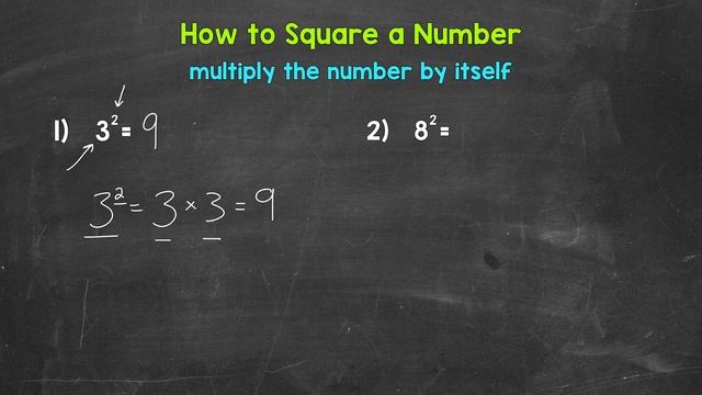 How to Square a Number | What Does Squaring a Number Mean? | Exponents | Math with Mr. J смотреть онлайн