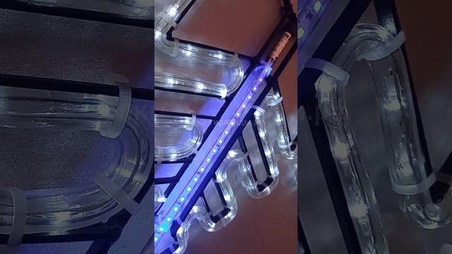 Снежинка с динамикой «Бегущий луч» смотреть онлайн