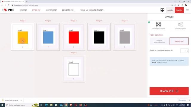 ¿Cómo dividir archivos PDF? смотреть онлайн