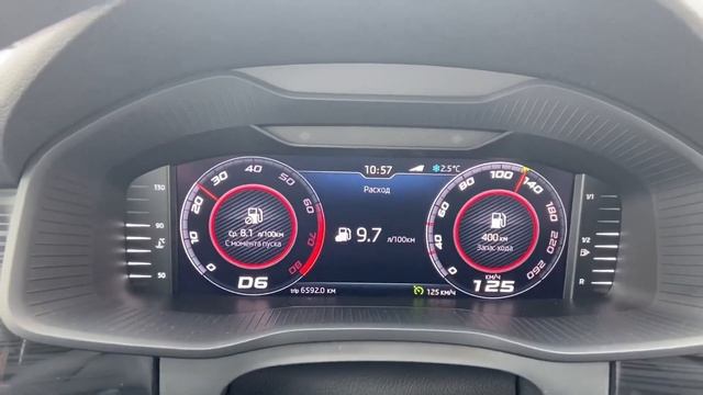 Расход топлива - Шкода Кодиак, 1,4 передний привод DSG (109км/ч и 125км/ч) смотреть онлайн