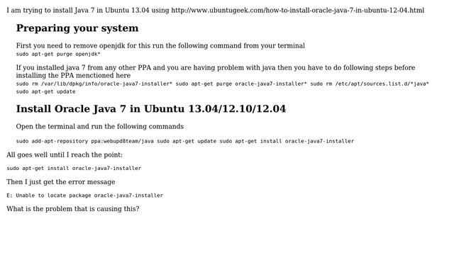 Unix & Linux: How to Install Oracle Java7 in Ubuntu13.04? (2 Solutions!!) смотреть онлайн