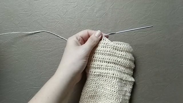 Носки крючком пышными столбиками / How Crochet Socks