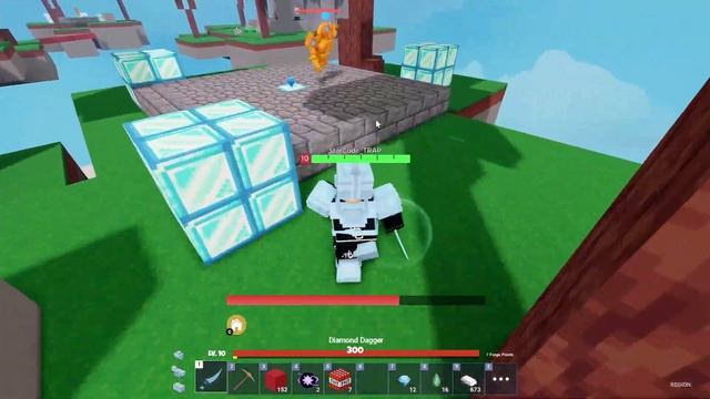 CRAZY Girlfriend TRAPPED Me As The NINJA KIT In Roblox Bedwars... смотреть онлайн