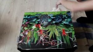 Приклеиваем аквариумный фон на мыло.