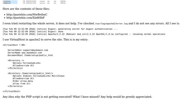 DevOps & SysAdmins: Debian apache2 is not executing php scripts, instead it's showing the source смотреть онлайн