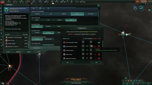 Stellaris Federations: CoM ep71: Pretoryn Sourge - year 2565. смотреть онлайн