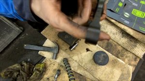 Выпресовка - запресовка пальца в шатун Форд, Мазда.