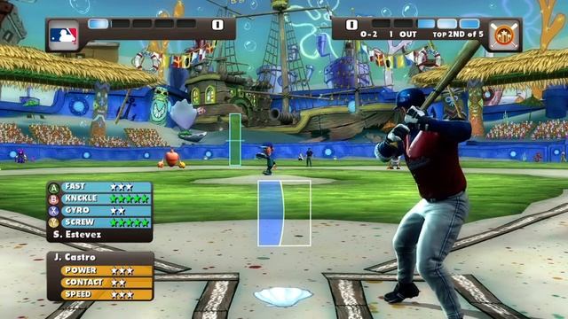 so they made a Spongebob Baseball game. Nicktoons MLB смотреть онлайн