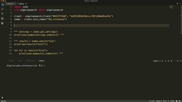 Algolia Build 101 - Configuring Textual Relevance for Python developers смотреть онлайн
