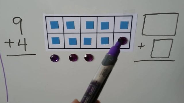 Grade 1 Math 3.8, Make a 10 to add (ten frames) смотреть онлайн