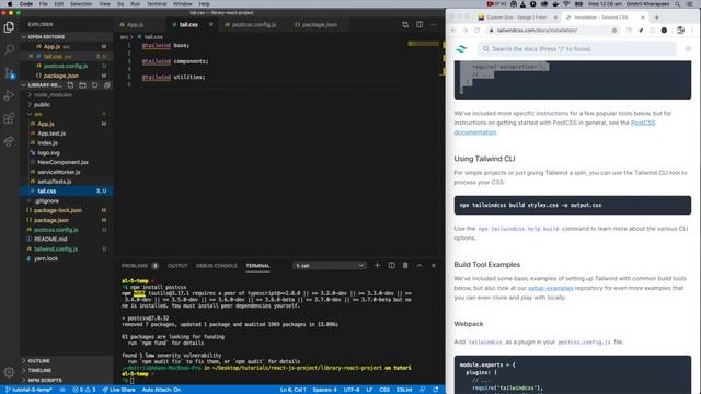 React JS crash course tutorial 5 - setting up css смотреть онлайн