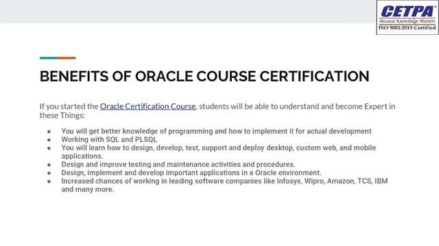 Simple Steps To become Oracle Database Certified смотреть онлайн