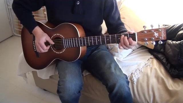 Test Art & Lutherie Parlor Guitar 25602