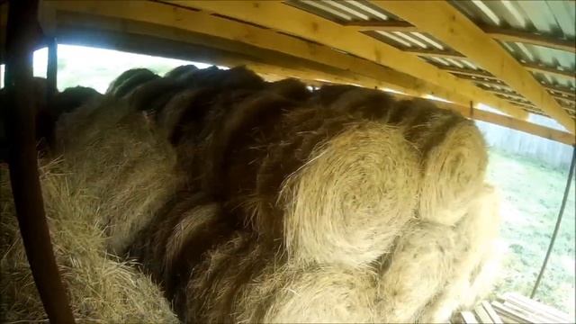 Сеновал заполнен