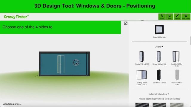 Groovy Garden Rooms - 3D Design Tool windows & doors positioning смотреть онлайн