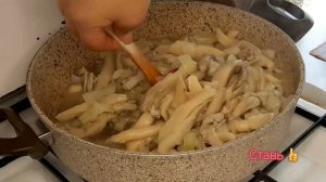 ??Грибы Вешенки - Самый Вкусный рецепт с Луком ?