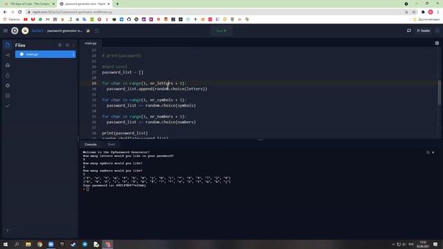 #5 Генератор Паролей на Python смотреть онлайн