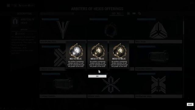 Warframe Buying some relic packs for syndicate смотреть онлайн