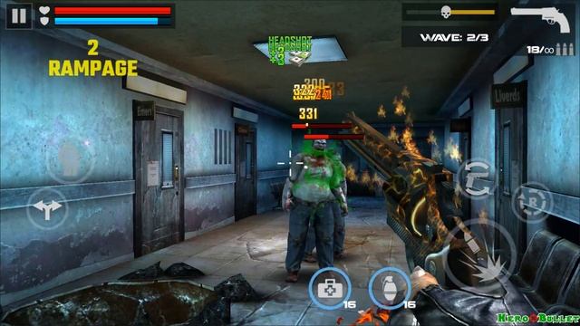 DEAD TARGET: Zombie Offline - FIRE REVOLVER Zombie shooter Android Gameplay смотреть онлайн