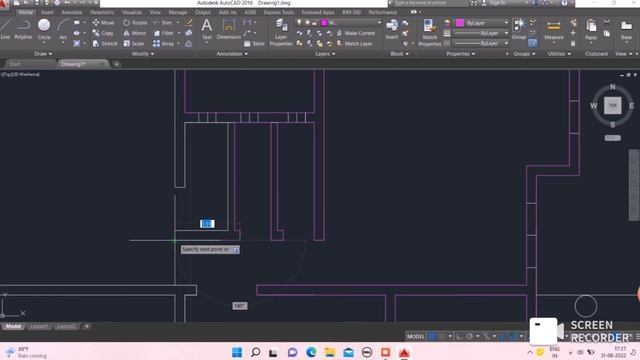 Convert 2D drawing to 3D in AUTOCAD 2022| How to draw 3D drawing in Autocad 2022| Techy Things| смотреть онлайн