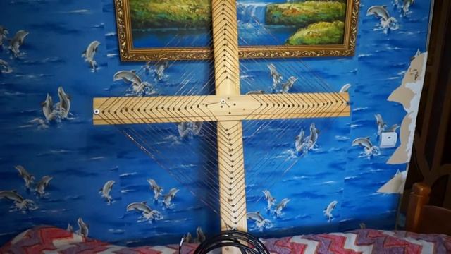 Антенна ФМ (FM) своими руками. Ромбовидная спираль смотреть онлайн