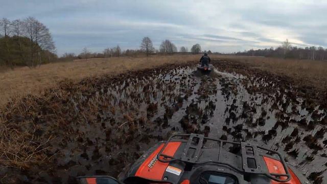 YAMAHA Grizzly 700, CF MOTO X5 h.o. и STELS Leopard: ПОКАТУШКИ ПО БОЛОТАМ смотреть онлайн