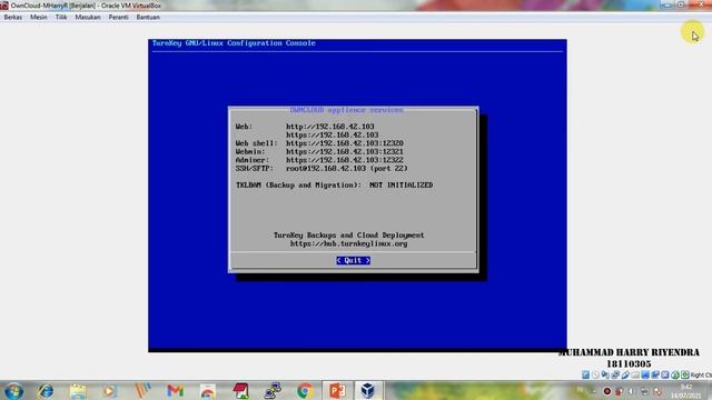 Membuat Penyimpanan Cloud Sendiri Gampang -- OwnCloud-VirtualBox смотреть онлайн