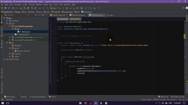 Tutorial CRUD dengan Retrofit Android Studio (bagian insert) part 1 смотреть онлайн