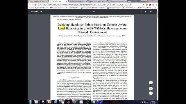 Deciding Handover Points based on Context Aware Load Balancing смотреть онлайн