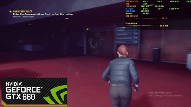 CONTROL - |I5 3570 + GTX 660|1280x800P|LOW/MED SETTINGS| смотреть онлайн