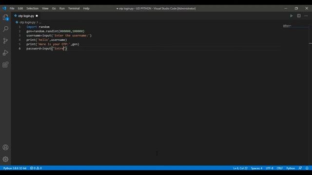 how to make otp login system using python by ud python смотреть онлайн
