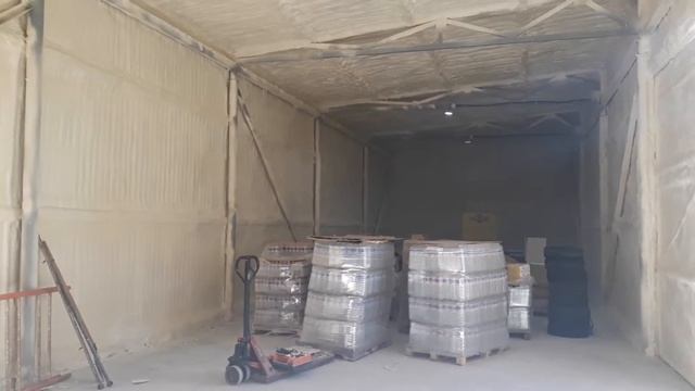 Утепление ангара 800кв метров ппу слой 5см