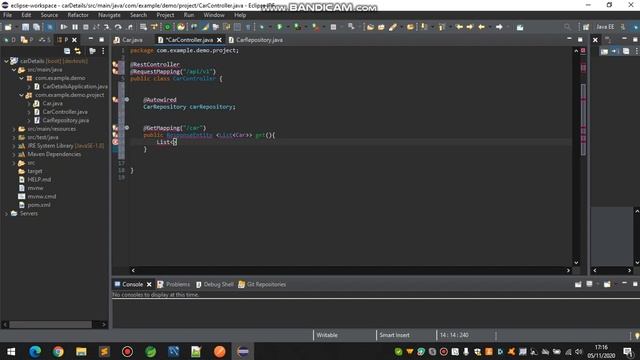 Angular 10 + Spring Boot CRUD Full Stack App 03 CreatingController Project смотреть онлайн