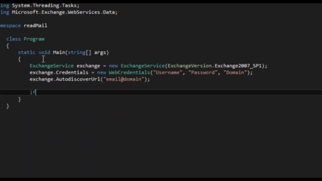 C# Reading Emails from Microsoft Exchange tutorial смотреть онлайн