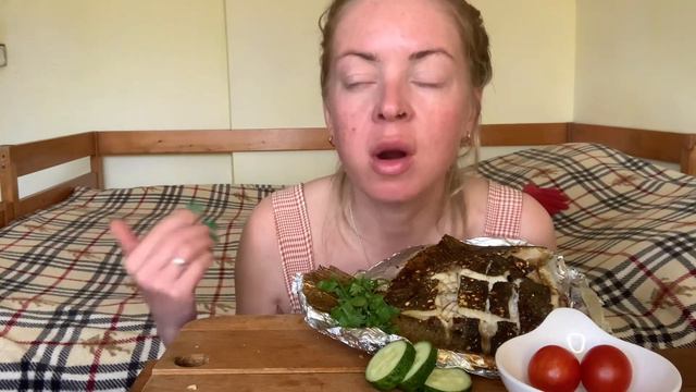 МУКБАНГ.🐟Камбала🐟. Рулеты мои ❤️. смотреть онлайн
