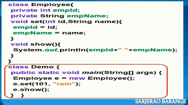 Learn Core Java : java class object reference variable new operator heap area смотреть онлайн