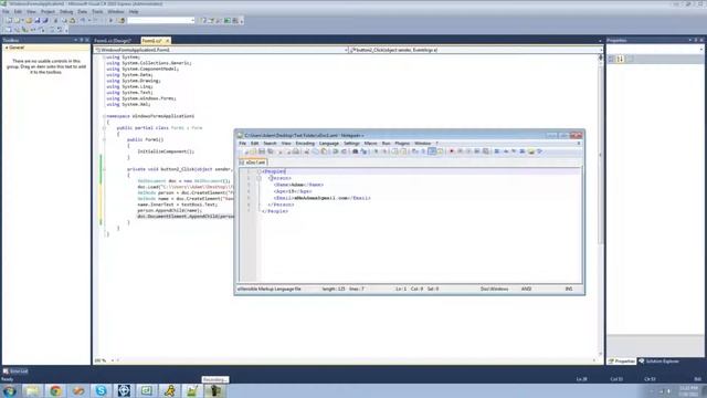 C# Beginners Tutorial 113 Write Nodes to Existing XML File computer tips and triks pro смотреть онлайн