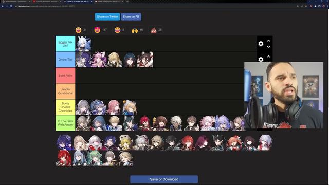 I Made A Jingliu Tierlist Rating Best Characters | Honkai Star Rail Jingliu Guide смотреть онлайн