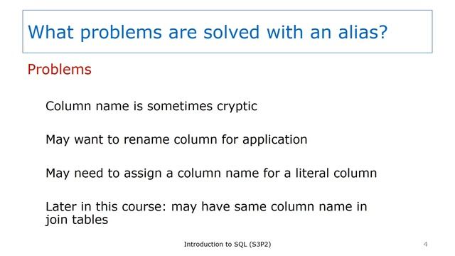 Introduction to SQL, Session 3, Part 2 смотреть онлайн