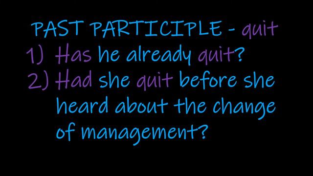 How to pronounce QUIT in English (+quits, quitting) #Verbs смотреть онлайн