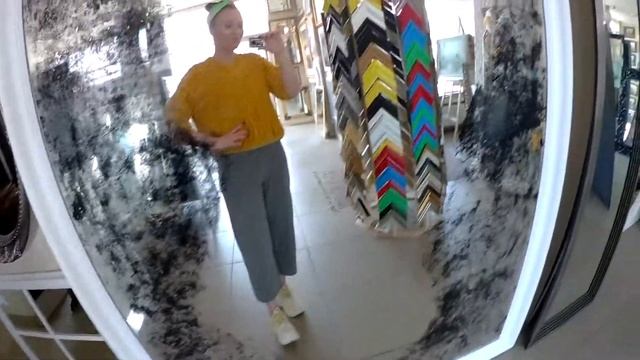 Состаренное зеркало в ручную. смотреть онлайн