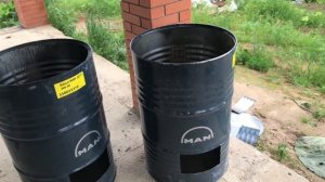 Бочка под сжигание мусора-изготовление своими руками.Запуск в эксплуатацию