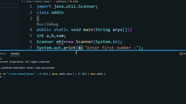Add two number in java using user input || java programming || #java #mkcoder смотреть онлайн