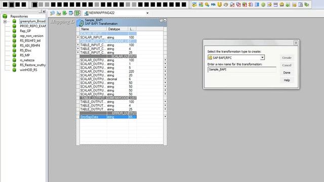 How to create a mapping with RFC transformation? смотреть онлайн