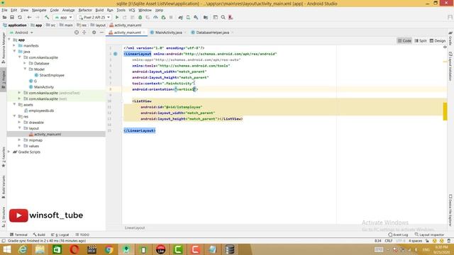 android studio : How To use SQLite Database In List view from asset folder смотреть онлайн