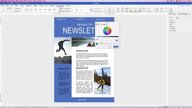 Create a NEWSLETTER in MS Word | HELPFUL TECHNIQUES смотреть онлайн