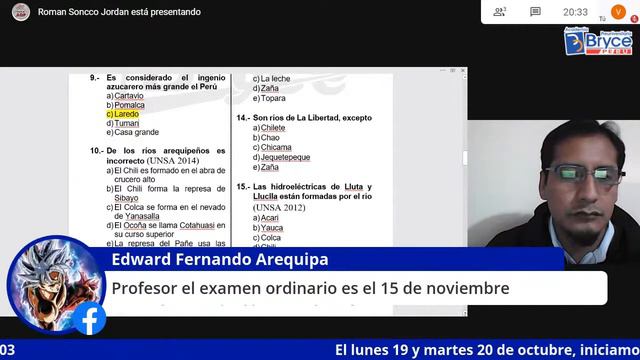 Roman Soncco - Geografía I - Tema: Práctica de cuencas hidrográficas смотреть онлайн