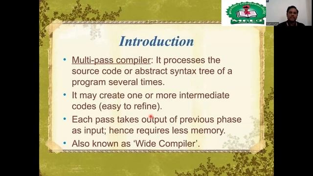 Mr Shyam Kumar Introduction to Compiler Design смотреть онлайн